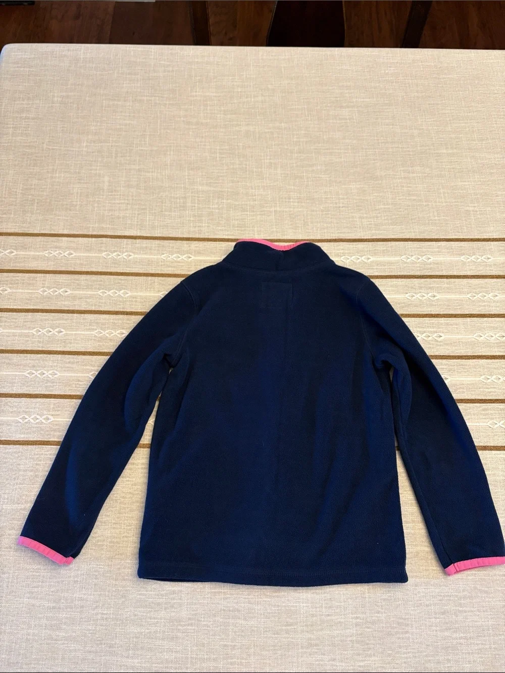OshKosh B'gosh Navy and Pink Fleece Zip Jacket